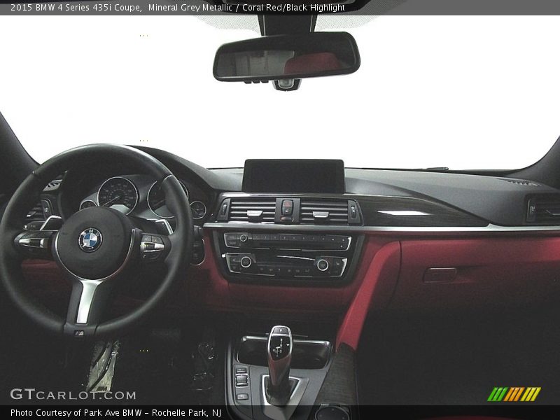 Mineral Grey Metallic / Coral Red/Black Highlight 2015 BMW 4 Series 435i Coupe