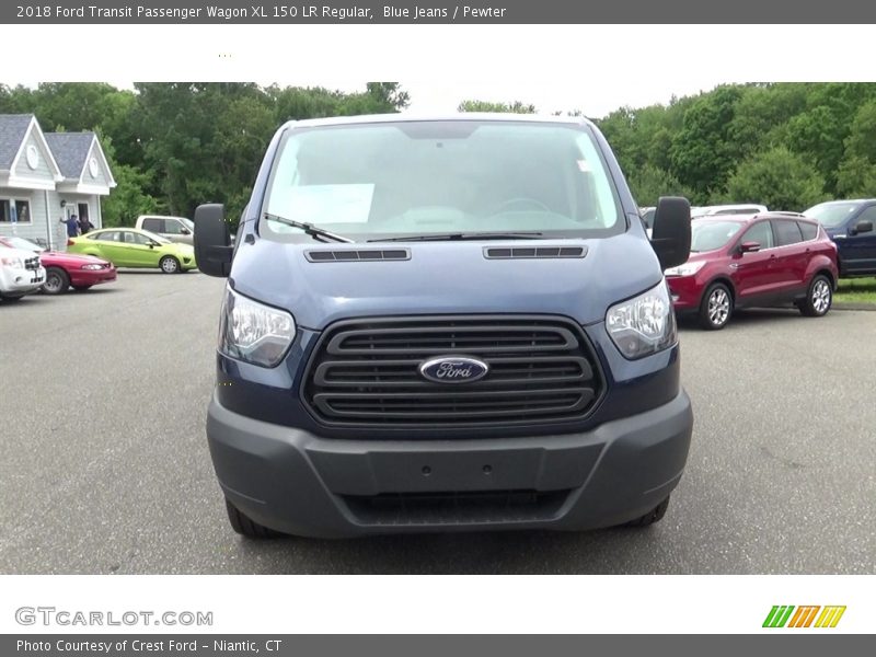 Blue Jeans / Pewter 2018 Ford Transit Passenger Wagon XL 150 LR Regular