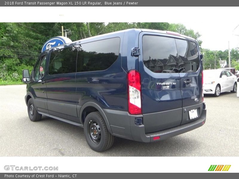 Blue Jeans / Pewter 2018 Ford Transit Passenger Wagon XL 150 LR Regular