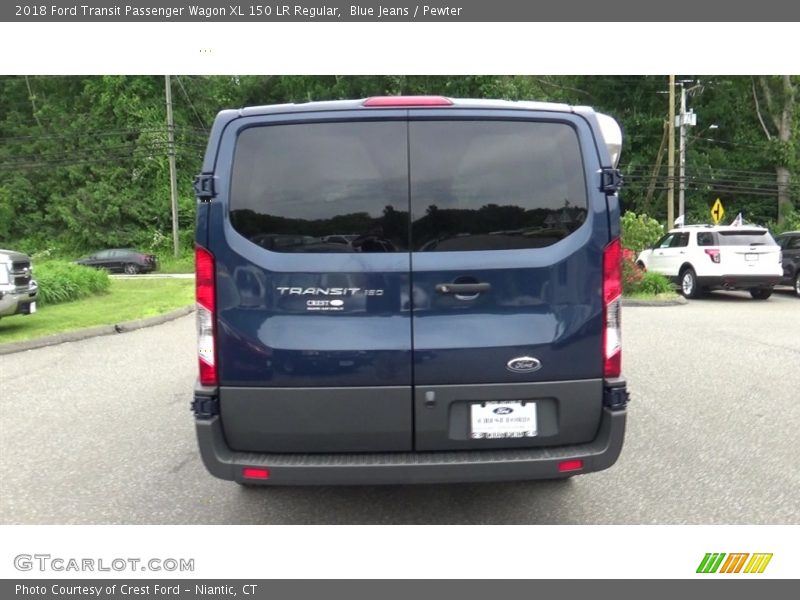 Blue Jeans / Pewter 2018 Ford Transit Passenger Wagon XL 150 LR Regular