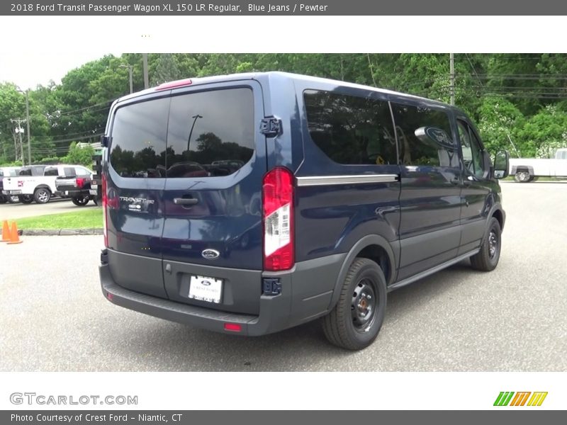 Blue Jeans / Pewter 2018 Ford Transit Passenger Wagon XL 150 LR Regular