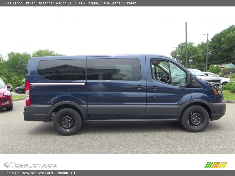 Blue Jeans / Pewter 2018 Ford Transit Passenger Wagon XL 150 LR Regular