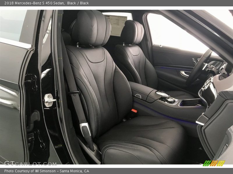 Black / Black 2018 Mercedes-Benz S 450 Sedan