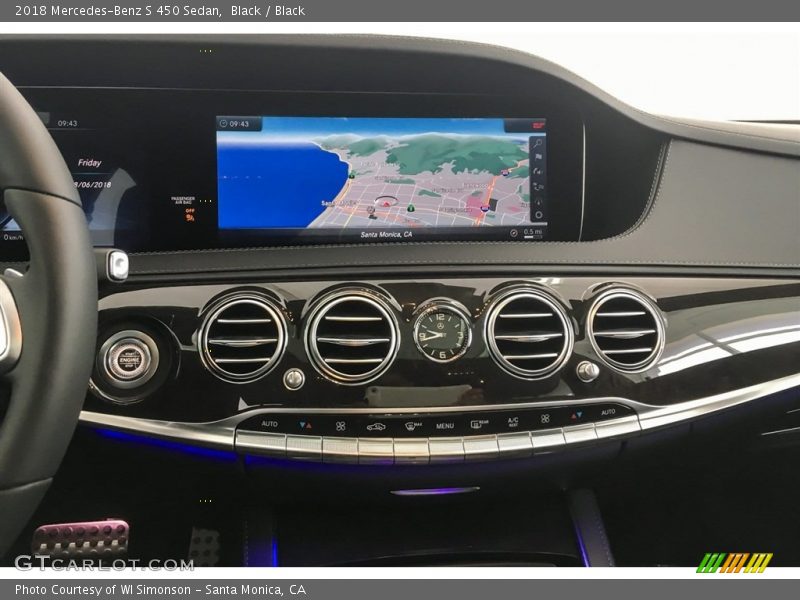 Black / Black 2018 Mercedes-Benz S 450 Sedan