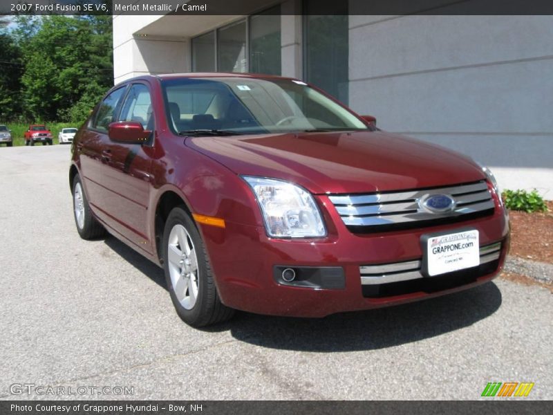 Merlot Metallic / Camel 2007 Ford Fusion SE V6
