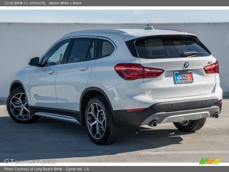 Alpine White / Black 2018 BMW X1 xDrive28i