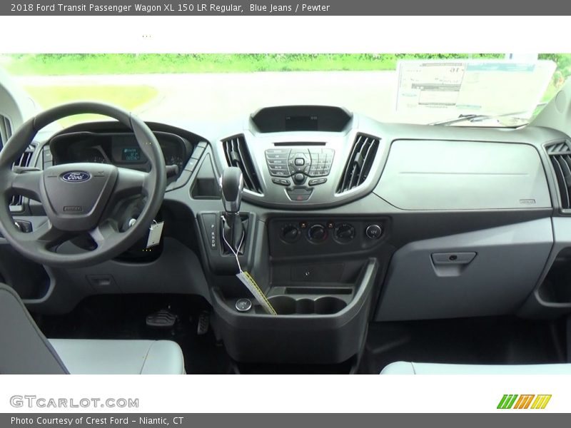 Blue Jeans / Pewter 2018 Ford Transit Passenger Wagon XL 150 LR Regular