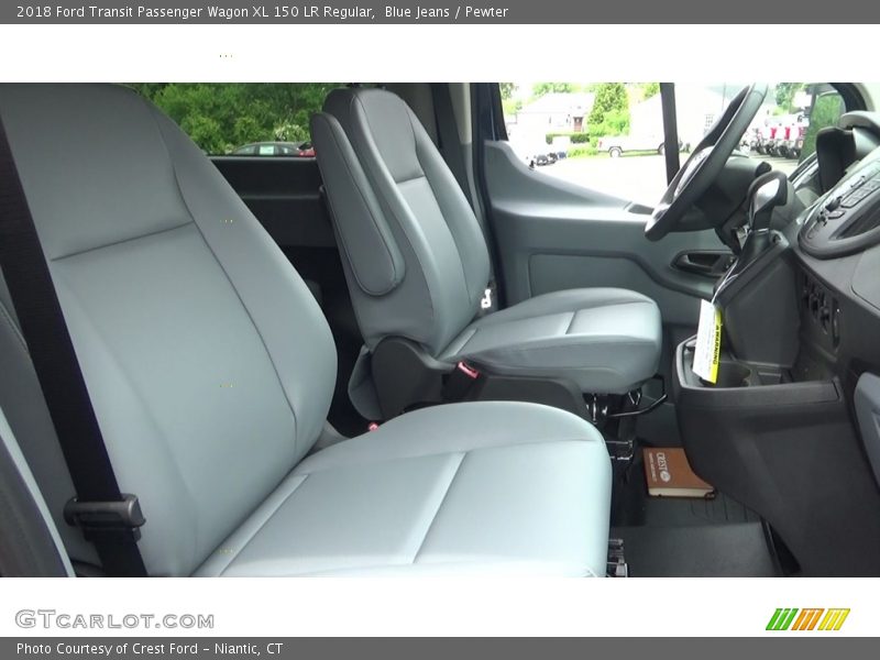 Blue Jeans / Pewter 2018 Ford Transit Passenger Wagon XL 150 LR Regular