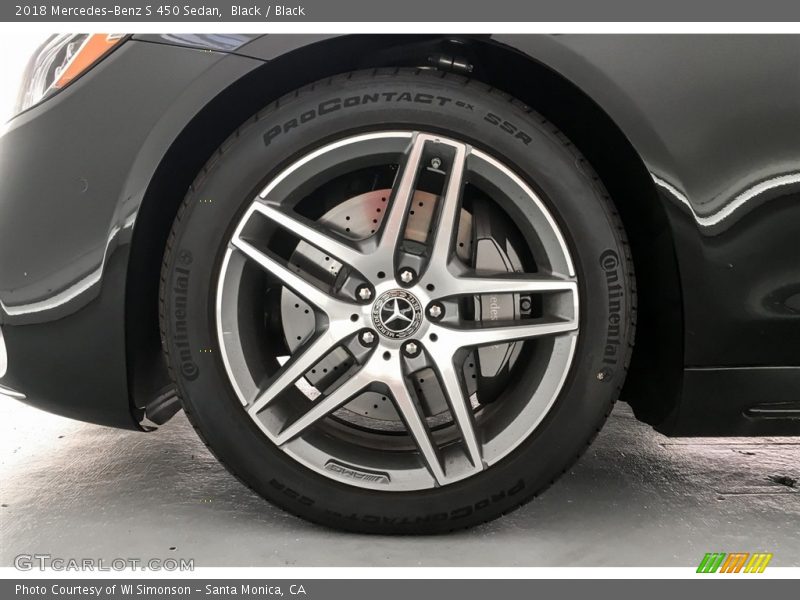 Black / Black 2018 Mercedes-Benz S 450 Sedan