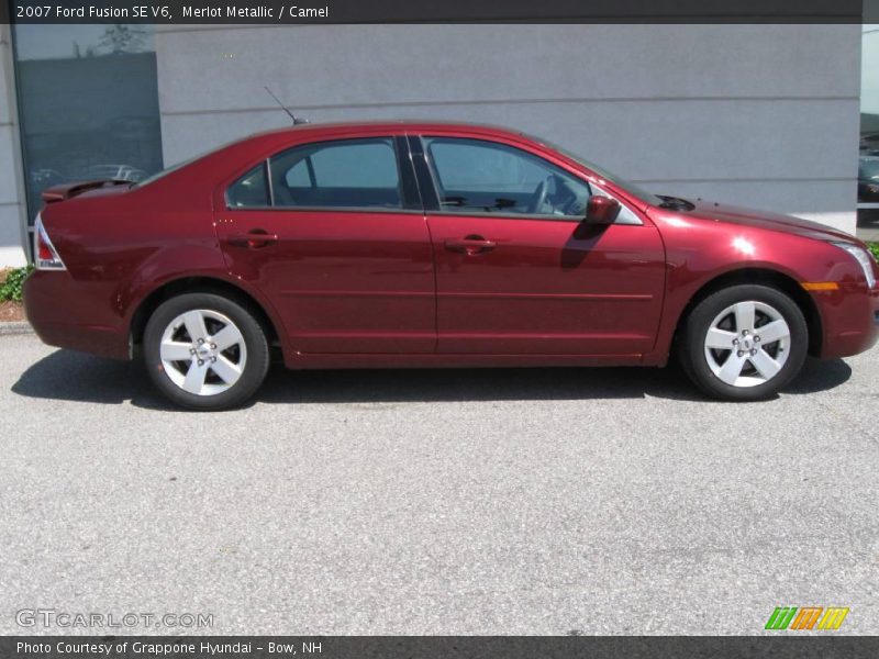 Merlot Metallic / Camel 2007 Ford Fusion SE V6