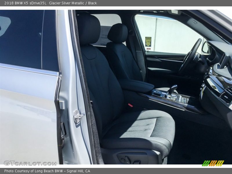 Glacier Silver Metallic / Black 2018 BMW X5 sDrive35i