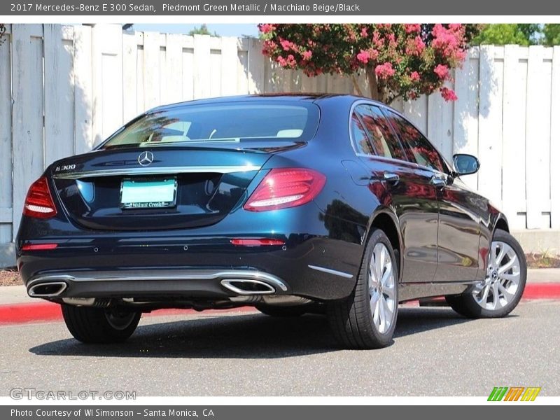 Piedmont Green Metallic / Macchiato Beige/Black 2017 Mercedes-Benz E 300 Sedan