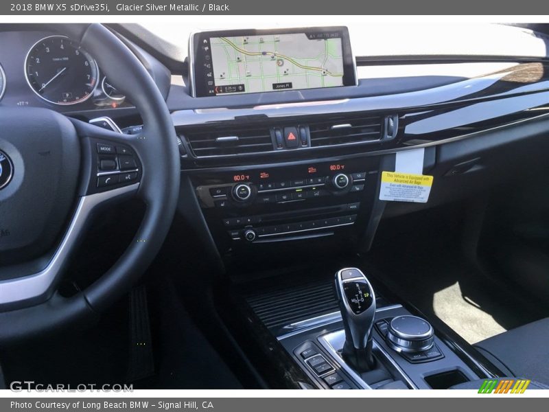 Glacier Silver Metallic / Black 2018 BMW X5 sDrive35i