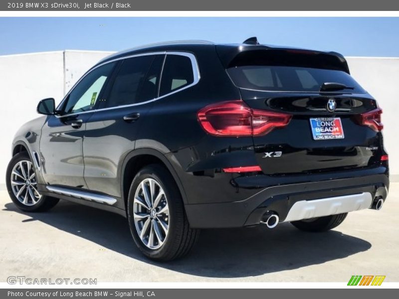 Jet Black / Black 2019 BMW X3 sDrive30i