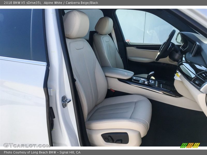 Alpine White / Canberra Beige/Black 2018 BMW X5 sDrive35i
