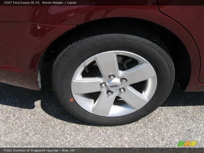 Merlot Metallic / Camel 2007 Ford Fusion SE V6