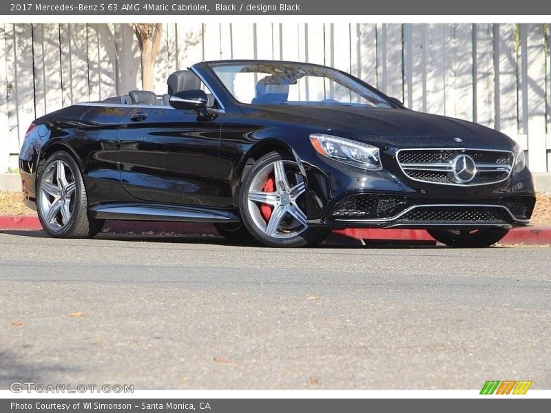 Black / designo Black 2017 Mercedes-Benz S 63 AMG 4Matic Cabriolet