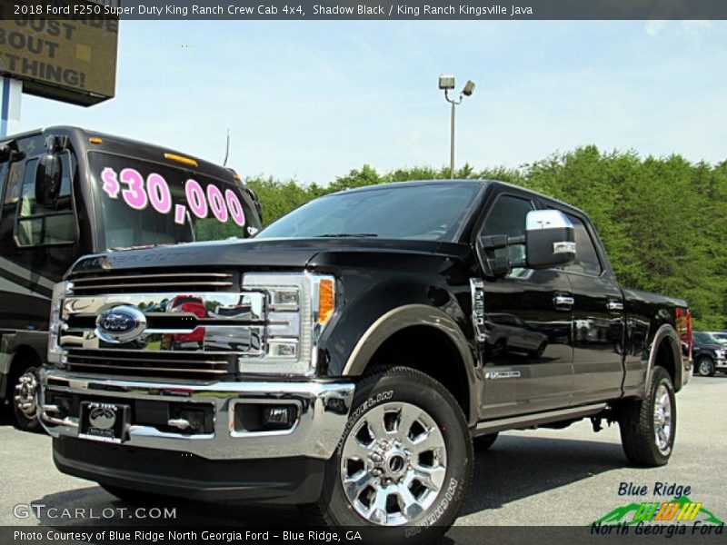 Shadow Black / King Ranch Kingsville Java 2018 Ford F250 Super Duty King Ranch Crew Cab 4x4