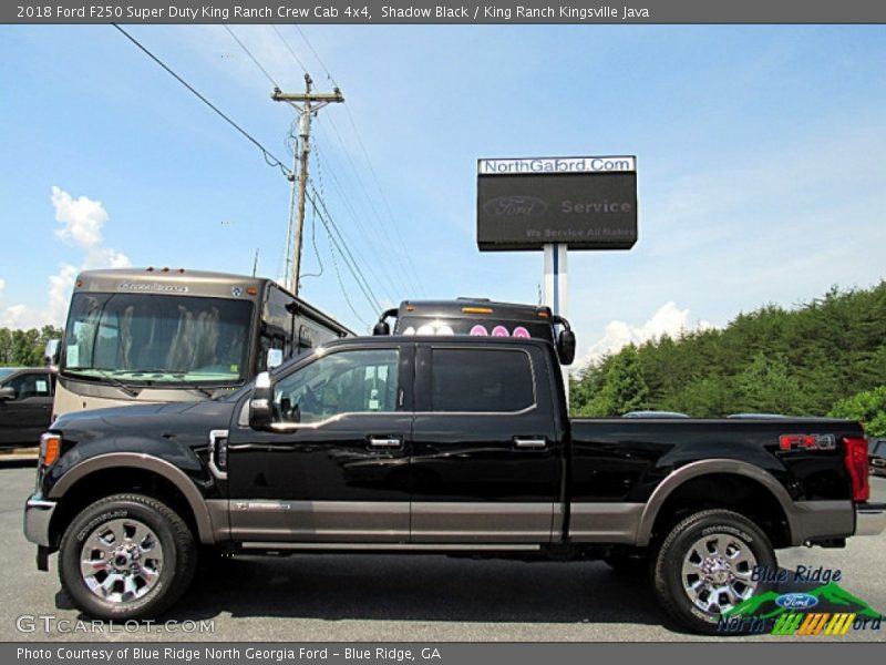 Shadow Black / King Ranch Kingsville Java 2018 Ford F250 Super Duty King Ranch Crew Cab 4x4