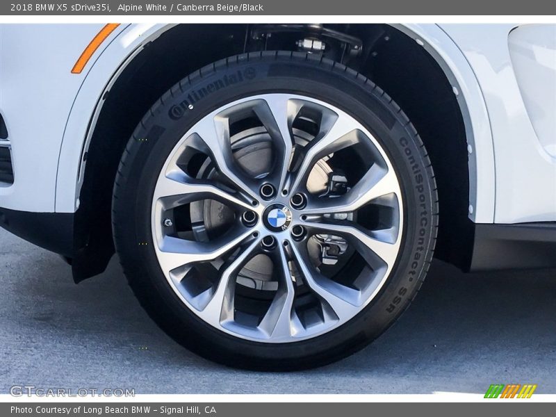 Alpine White / Canberra Beige/Black 2018 BMW X5 sDrive35i