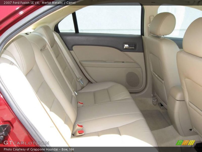 Merlot Metallic / Camel 2007 Ford Fusion SE V6