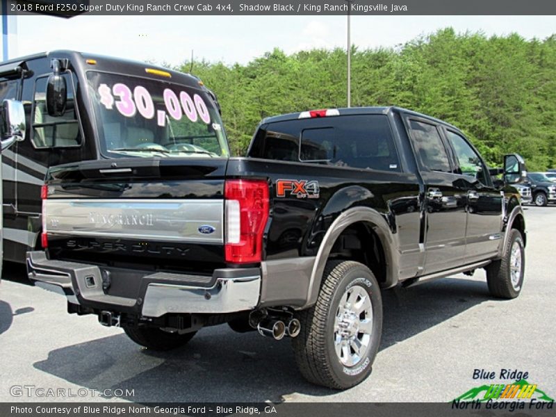 Shadow Black / King Ranch Kingsville Java 2018 Ford F250 Super Duty King Ranch Crew Cab 4x4