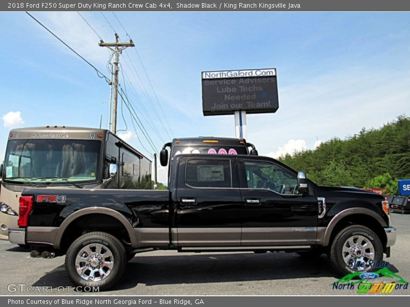 Shadow Black / King Ranch Kingsville Java 2018 Ford F250 Super Duty King Ranch Crew Cab 4x4