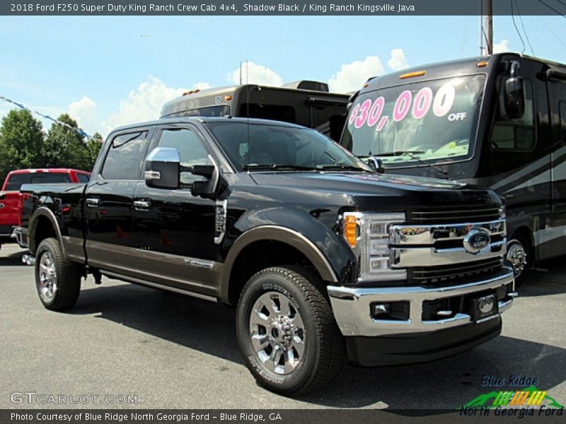 Shadow Black / King Ranch Kingsville Java 2018 Ford F250 Super Duty King Ranch Crew Cab 4x4