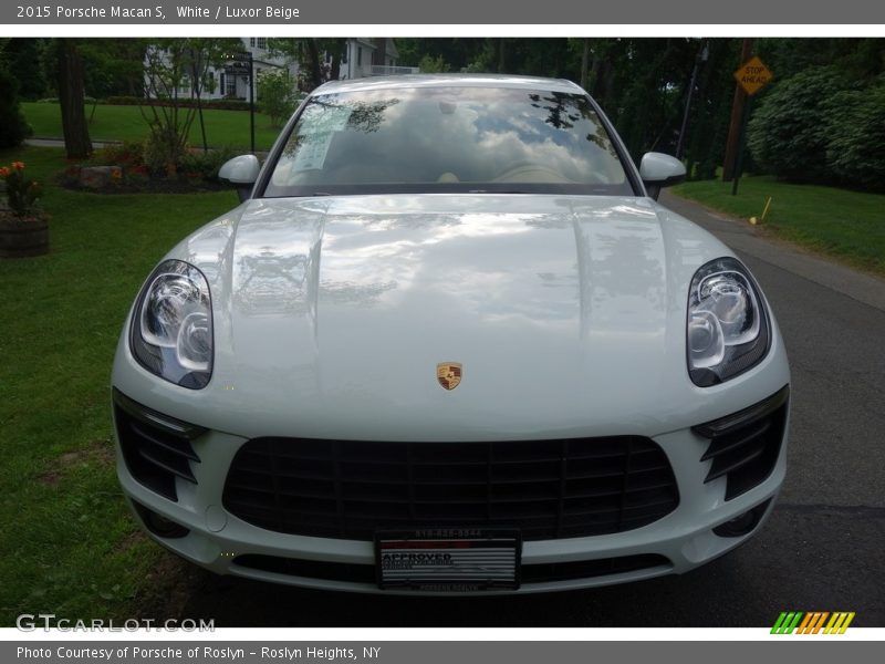 White / Luxor Beige 2015 Porsche Macan S