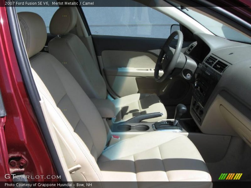 Merlot Metallic / Camel 2007 Ford Fusion SE V6