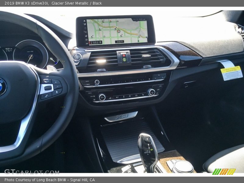 Glacier Silver Metallic / Black 2019 BMW X3 sDrive30i