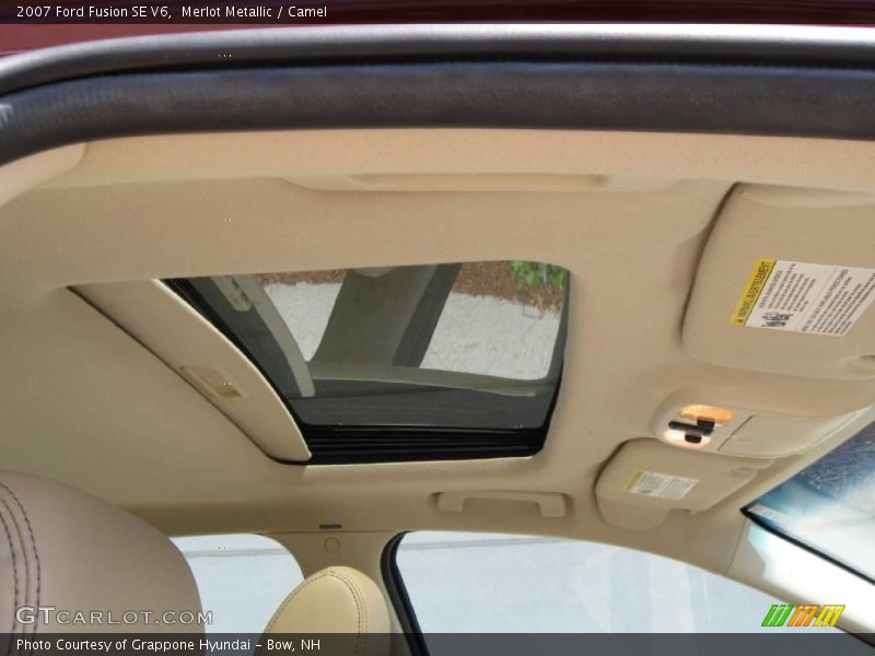 Merlot Metallic / Camel 2007 Ford Fusion SE V6