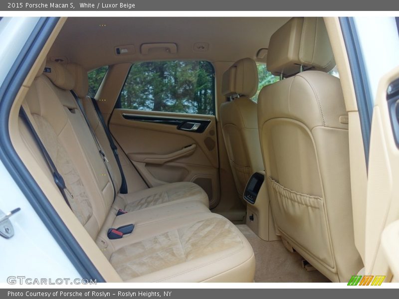 White / Luxor Beige 2015 Porsche Macan S