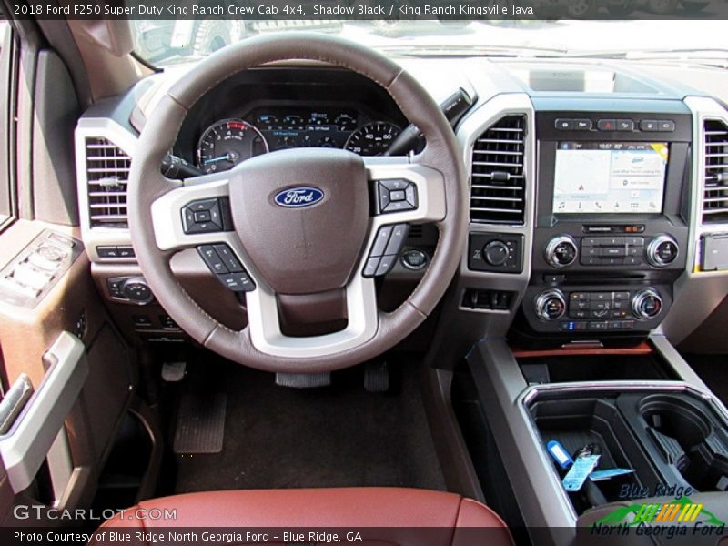 Shadow Black / King Ranch Kingsville Java 2018 Ford F250 Super Duty King Ranch Crew Cab 4x4