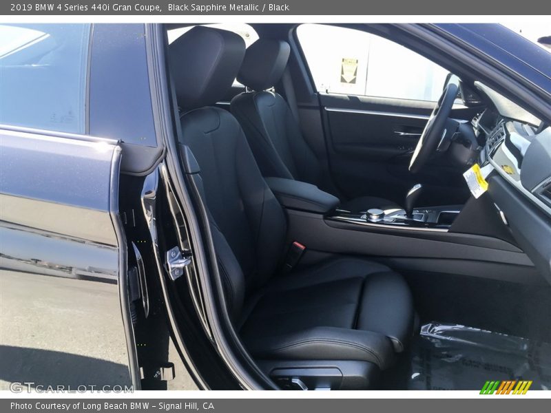 Black Sapphire Metallic / Black 2019 BMW 4 Series 440i Gran Coupe