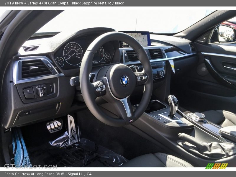 Black Sapphire Metallic / Black 2019 BMW 4 Series 440i Gran Coupe
