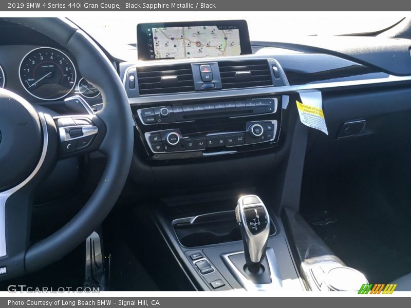 Black Sapphire Metallic / Black 2019 BMW 4 Series 440i Gran Coupe