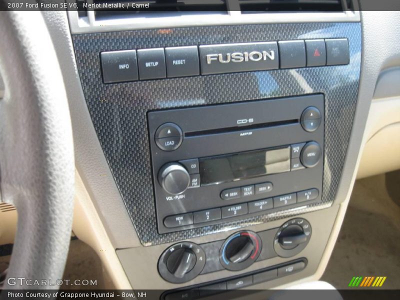 Merlot Metallic / Camel 2007 Ford Fusion SE V6