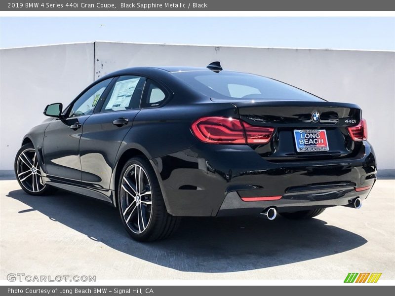 Black Sapphire Metallic / Black 2019 BMW 4 Series 440i Gran Coupe