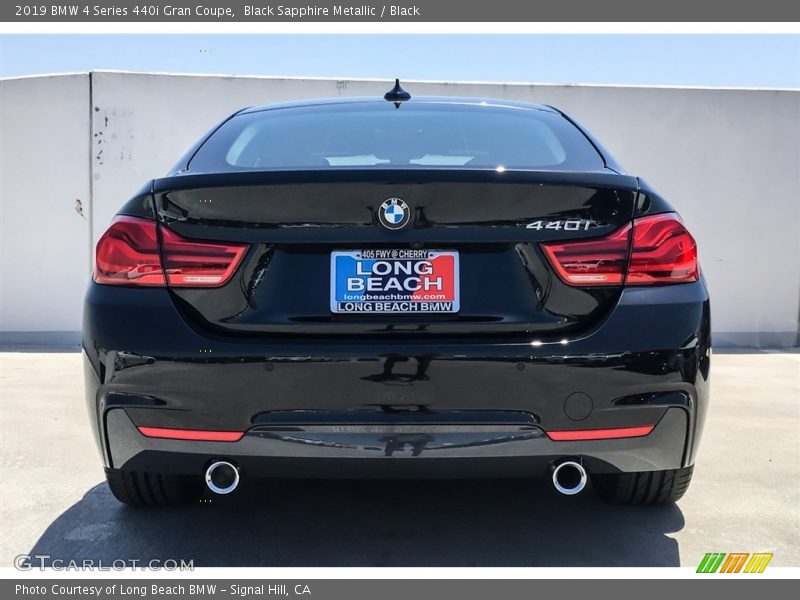 Black Sapphire Metallic / Black 2019 BMW 4 Series 440i Gran Coupe