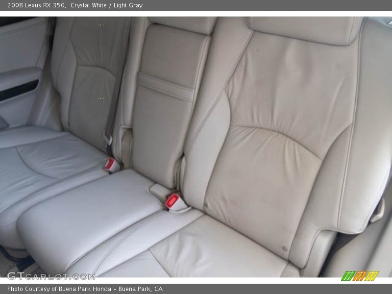 Crystal White / Light Gray 2008 Lexus RX 350