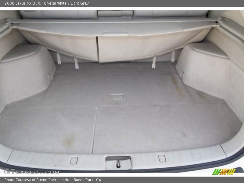 Crystal White / Light Gray 2008 Lexus RX 350