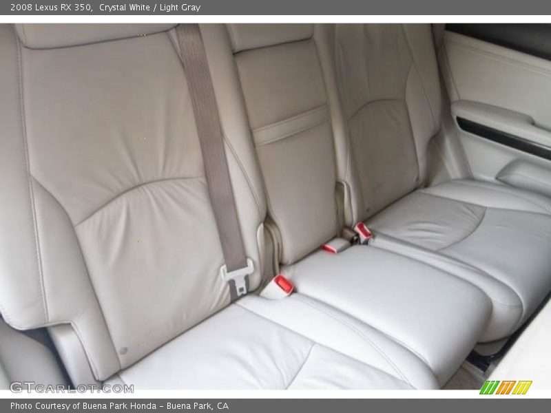 Crystal White / Light Gray 2008 Lexus RX 350