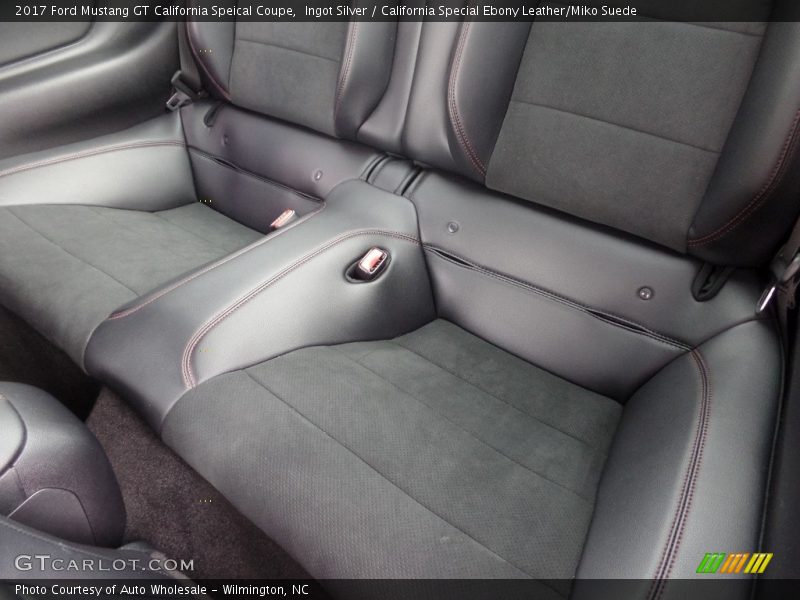 Ingot Silver / California Special Ebony Leather/Miko Suede 2017 Ford Mustang GT California Speical Coupe