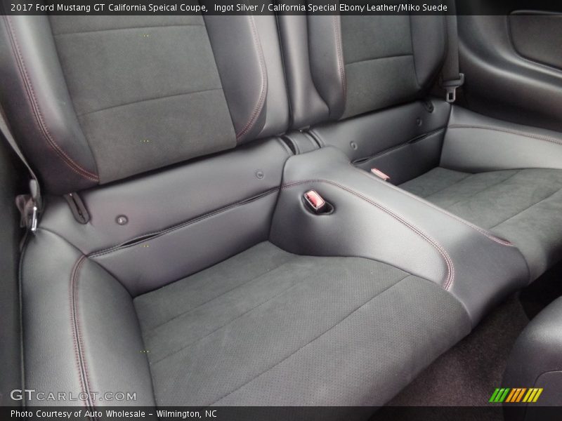 Ingot Silver / California Special Ebony Leather/Miko Suede 2017 Ford Mustang GT California Speical Coupe