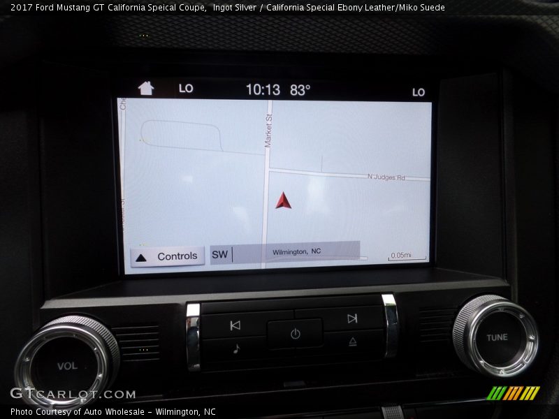 Ingot Silver / California Special Ebony Leather/Miko Suede 2017 Ford Mustang GT California Speical Coupe