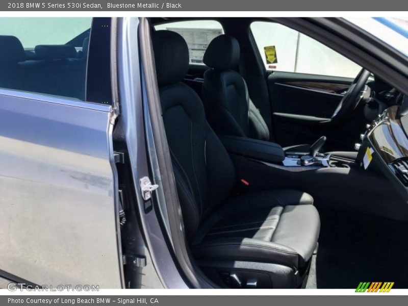 Bluestone Metallic / Black 2018 BMW 5 Series 530i Sedan