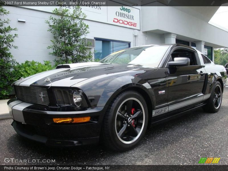 Black / Dark Charcoal 2007 Ford Mustang Shelby GT Coupe