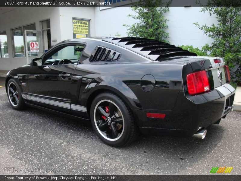 Black / Dark Charcoal 2007 Ford Mustang Shelby GT Coupe