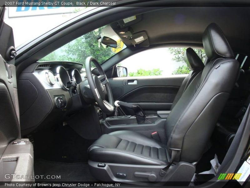 Black / Dark Charcoal 2007 Ford Mustang Shelby GT Coupe